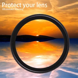 RISE (UK) Camera Filter 49mm/52mm/55mm/58mm/62mm/67mm/72mm/77mm/82mm UV Filter for Sony Nikon d5300 Canon Camera