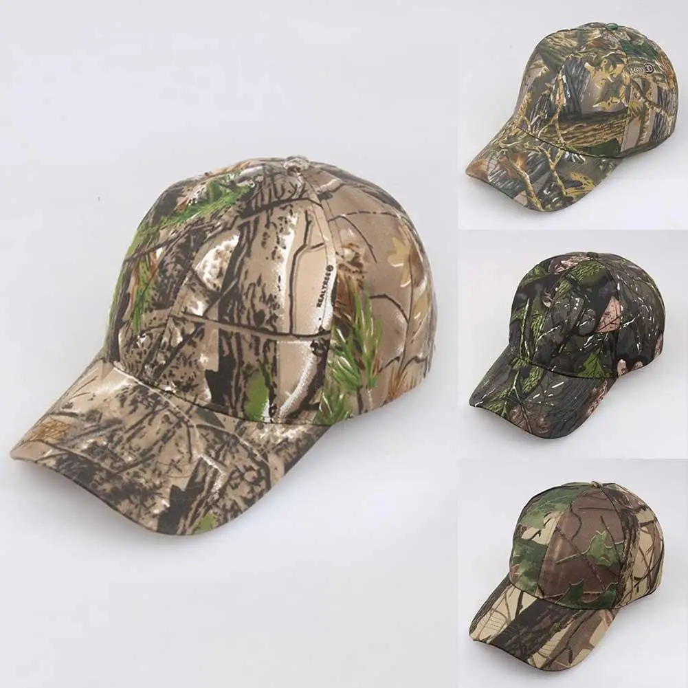 Outdoor Sunscreen Quick-Drying Cap Jungle Leaves Camouflage Cap Unisex Men And Women Camo Baseball Cap Hat Casquette Fishing Hat