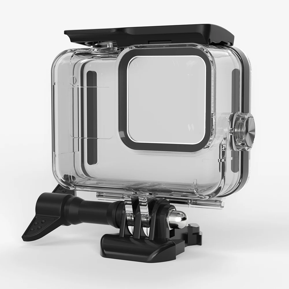 Gopro Hero 8 Sualtı Dalış Kılıfı Koruyucu Kabuk konut Go pro Hero 8 Siyah Su Geçirmez Kutu Kasa Kamera Aksesuarları