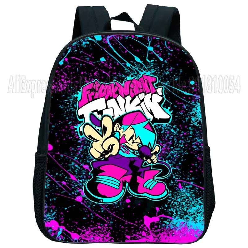 Criança sexta-feira noite funkin jardim de infância mochila crianças dos desenhos animados mini mochila do bebê meninos meninas crianças anime bagpacks