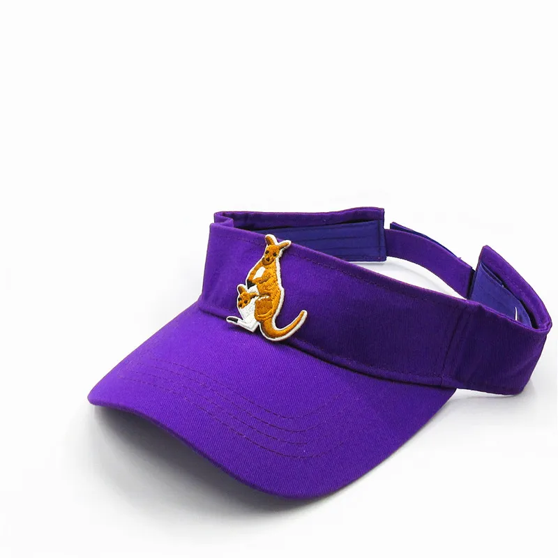 kangaroo animal   embroidery Visors Baseball Cap Adjustable Snapback cap for men and women 191