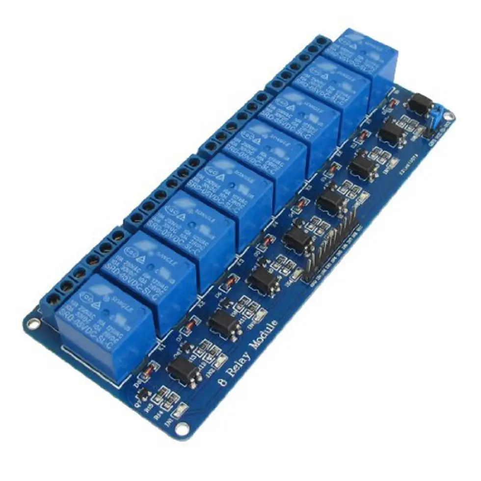 som automotivo Hot Sale 5V Electronic timer Relay Module 8-Channel Shield for 51 AVR ARM Logic som automotivo