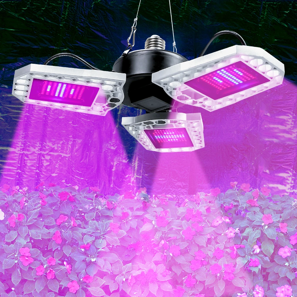 LED Grow Lights Panel LED Cultivo 100W 200W 300W Full Spectrum LED Grow E27 LED Plant Growth Lamp Greenhouse Hydroponic Systems