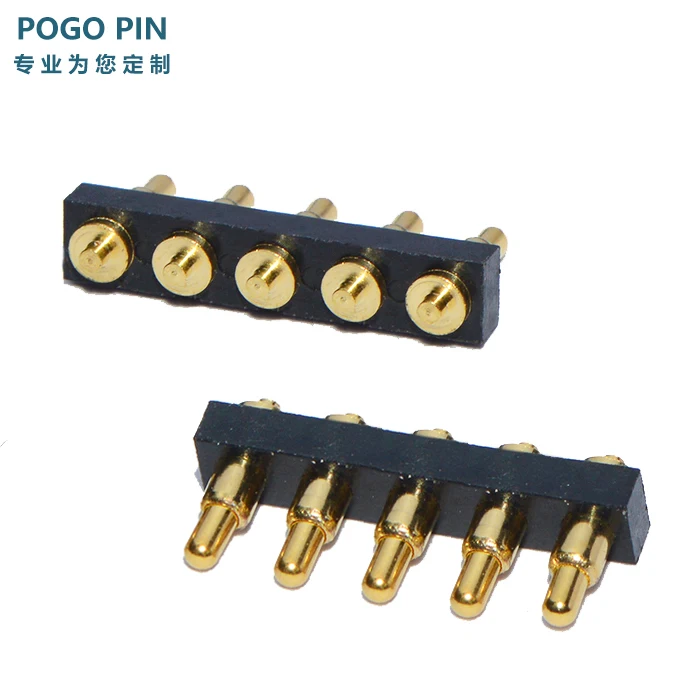 Pogo Pin Kết Nối Sạc Thử Tai Nghe Ăng Ten Đầu Kẹp Chống Sốc Và Chống Nước Đầu Dò Vàng