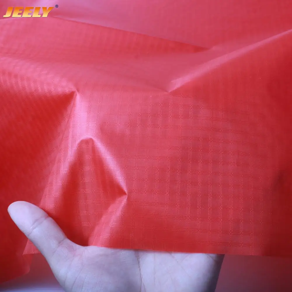 61gsm 50D 0.7cm triple line waterproof ripstop high strength polyester fabric cloth for sailboat