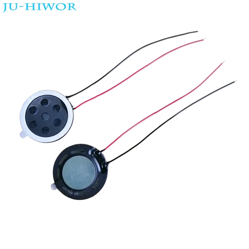 

Acoustic Speaker F20 20MM Round Tablet Phone MP3 Speaker 1W 8 Ohms Thickness 4.2MM With Wires DIY Audio Accessories