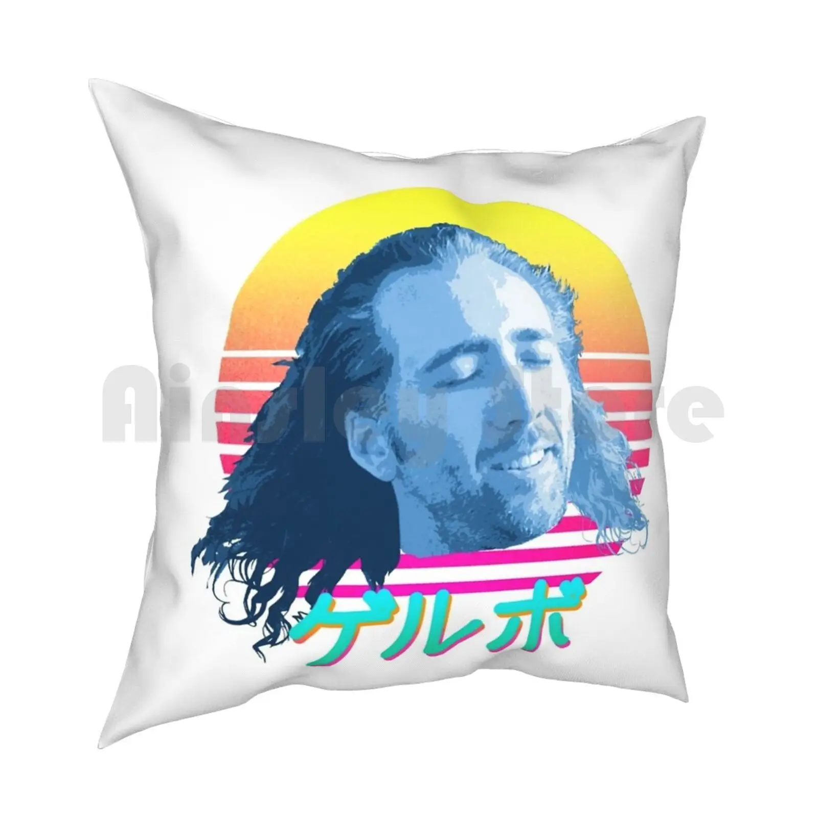 Nicolas Cage ! Pillow Case Printed Home Soft Throw Pillow Con Air Nicolas Cage Meme 4Chan Dank Meme Funny Nicholas