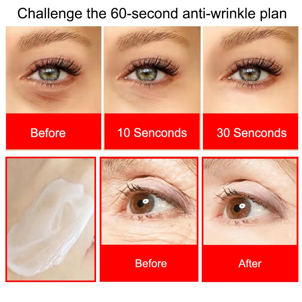 Instant Eye Cream Retinol Firming Anti Puffiness Aging Wrinkles Remove Dark Circles Moisturizing Skin Care Korean Cosmetics