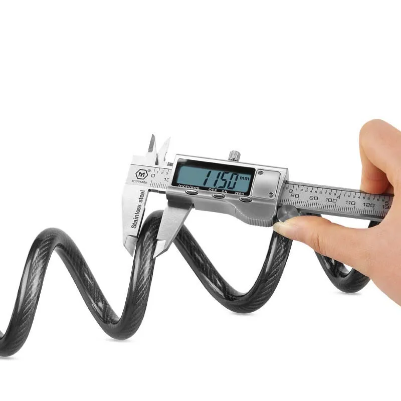 Uillac Anti-Theft Bicycle Lock, 1200mm * 12mm, E-Bike Alarm Cable, MTB Racing, Fixed Gear, High Quality, 110dB