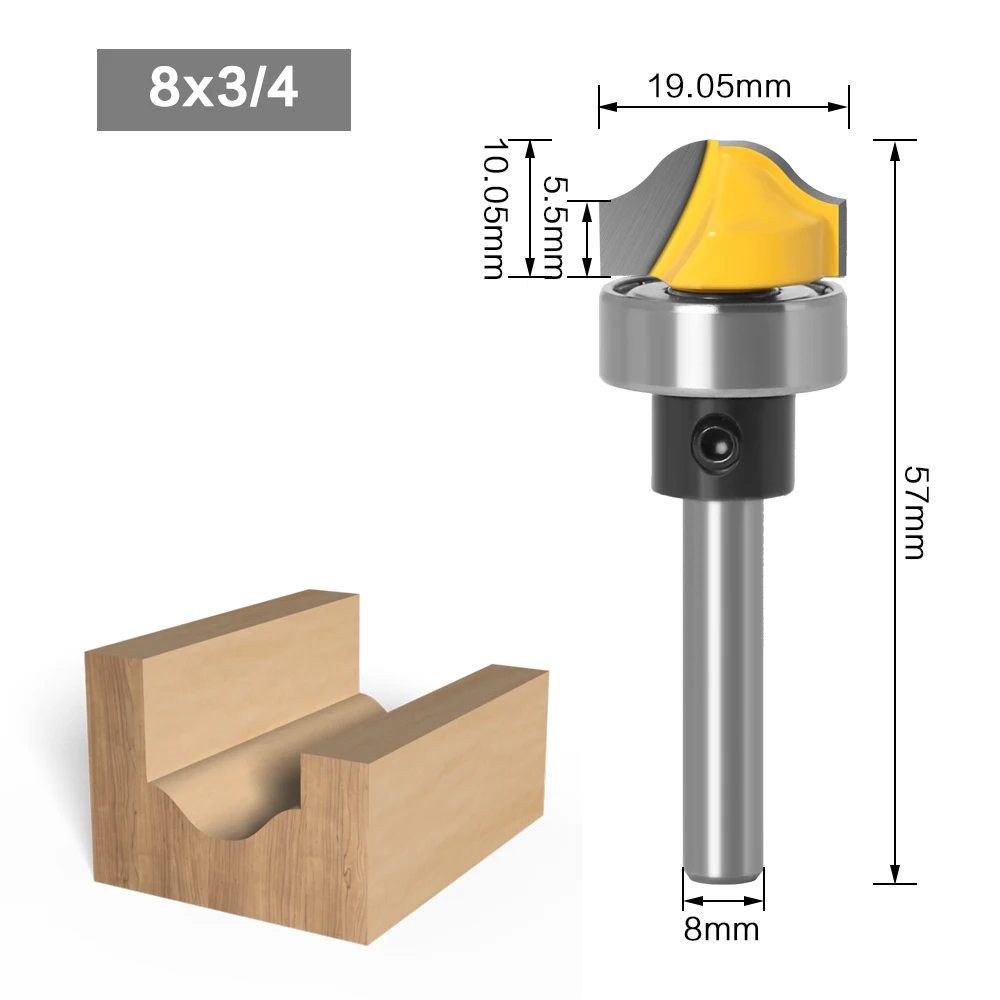 Imagem -04 - Faux Panel Ogee Groove Router Bit 12 mm Haste Tenon Cutter Woodworking Tools 4