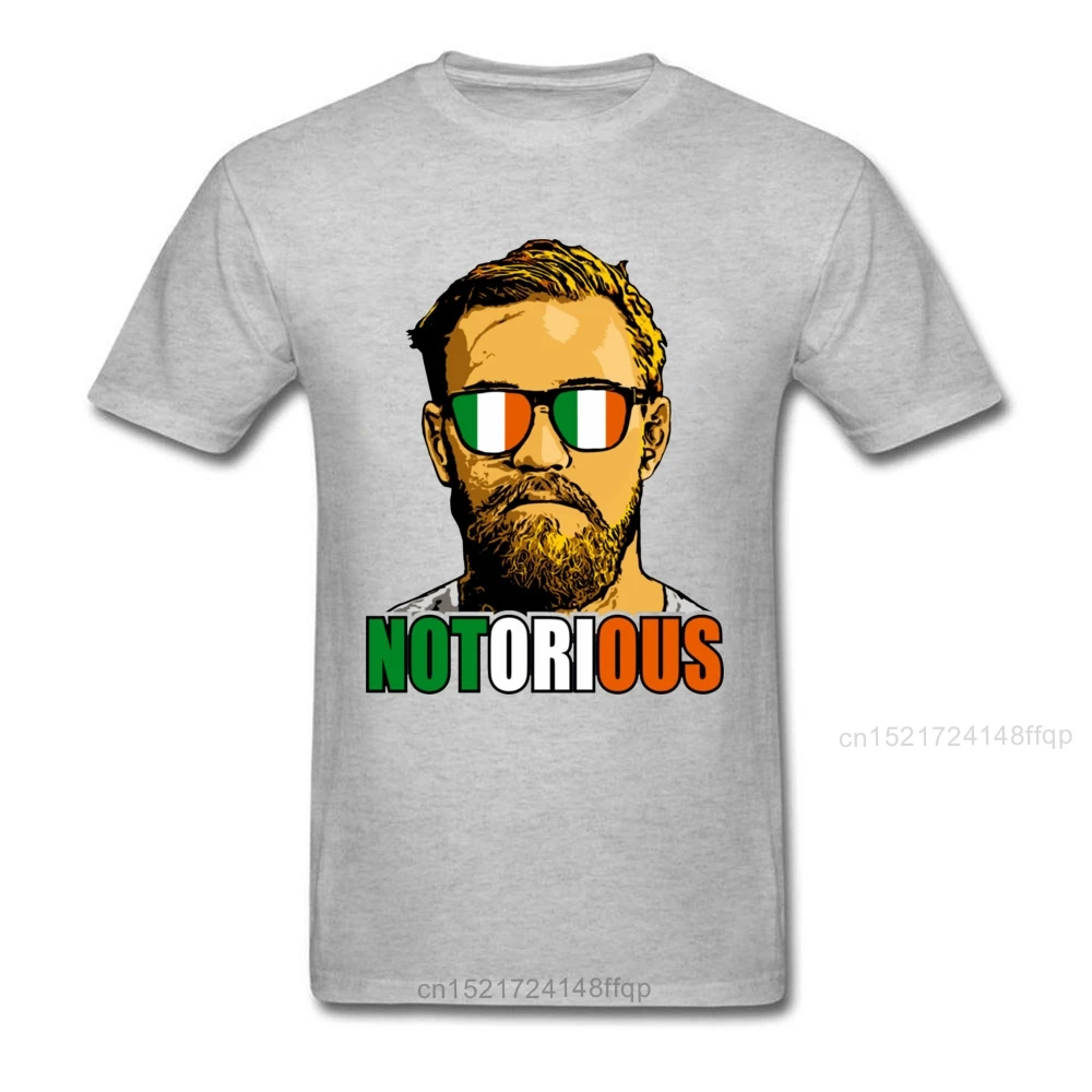 MMA Irish Conor Mcgregor T-shirt Men T Shirt Crazy Cool Summer Clothing Fighter Tops Cotton Tees Black Tshirt Fitness