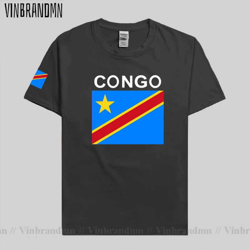 DR Congo men t shirts 2022 jerseys nation team cotton t-shirt gyms clothing tee country tops COD DRC DROC Congo-Kinsha Congolese