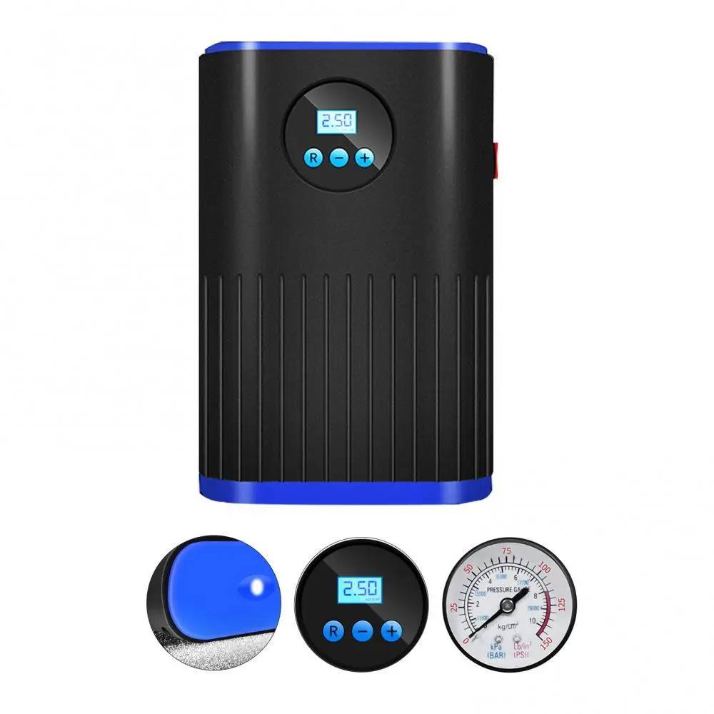 

Mini Car Air Compressor Pointer/Digital Display Car Air Pump Preset Value Tire Inflator Auto Tyre Pump Tire Air Inflator Pump