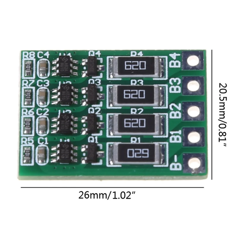 4S 3.2v حماية بطارية الموازن مجلس balncing كامل تهمة البطارية الرصيد المجلس كامل تهمة بطاريات الخلايا