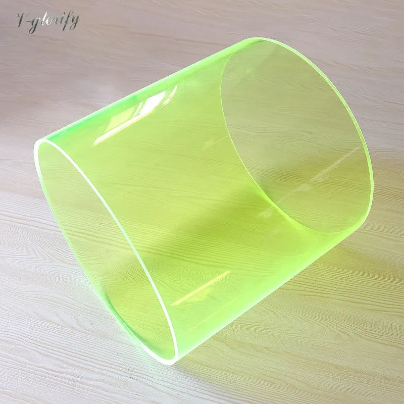 16x14inch 16x12inch 16x16inch 16x10inch Acrylic Drum Body Drum Shell with 45 Degree Bearing Edge 6mm Thickness Green Blue White