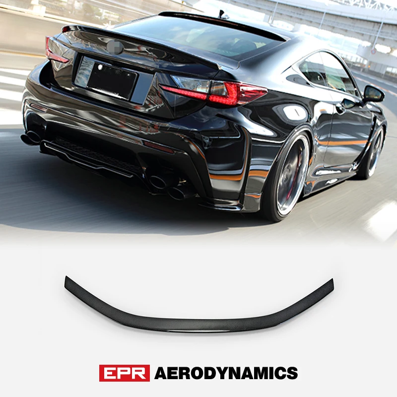 

Car Accessories for Lexus 14-18 RC F USC10 ART Type Carbon Fiber Rear Spoiler Rear Wing Trunk Spoiler Aero Tuning Body Kits