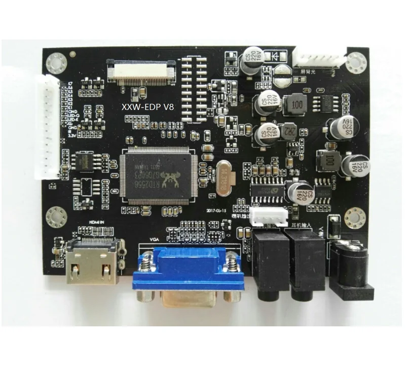 HDMI to EDP Driver Board with VGA, AV Input Sample