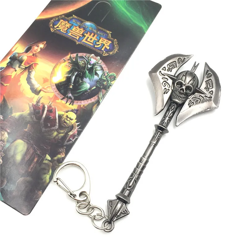 Chaveiro de brinquedo wow, chaveiro de 12cm com armas, modelo king frostmourne, acessórios da aliança, chaveiros, lembranças, presentes