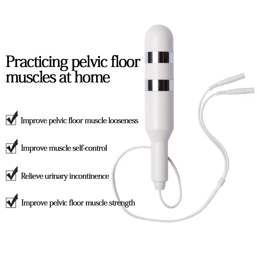 Electronic Vaginal Probe Exerciser Incontinence Therapy with biofeedback for Pelvic Muscle Stimulation Kegel Exerciser TENS EMS