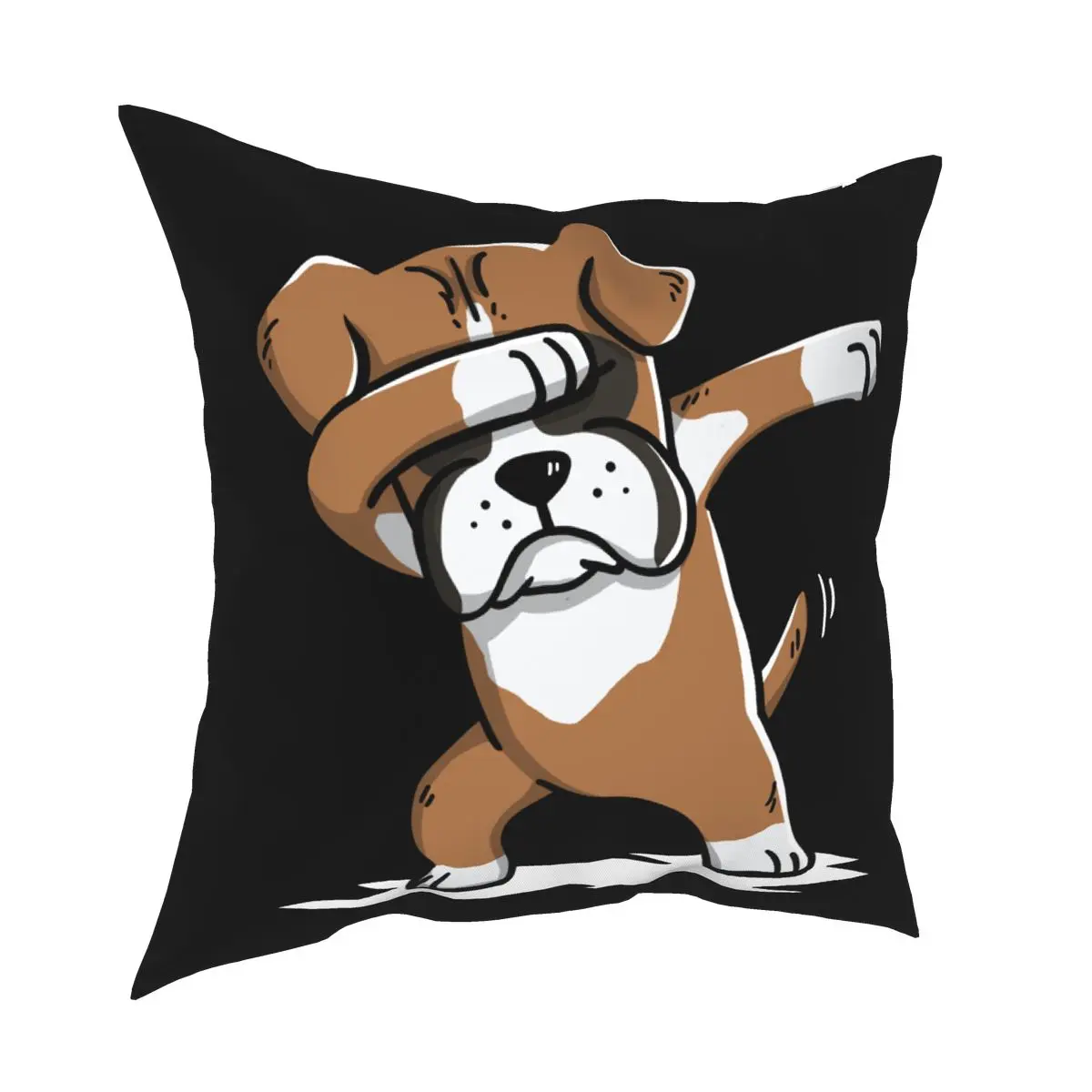 Dabbing Boxer Funny Pillowcover Home Decorative Cushions Throw Pillow for Living Room Polyester Double-sided Printing