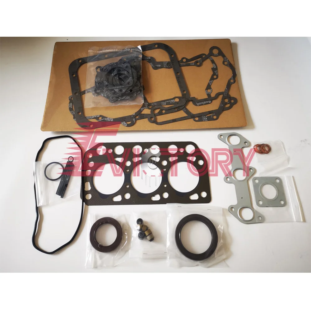 For Mitsubishi K3D rebuild kit overhaul gasket +piston + piston ring set