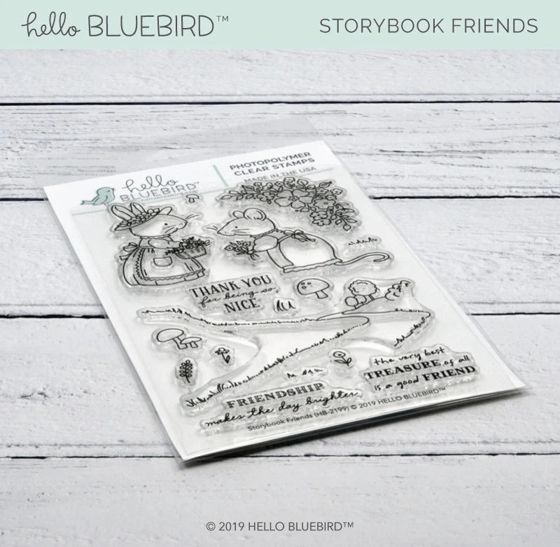 STORYBOOK friends Metal Cutting Dies and clear stamps DIY Scrapbooking Card Stencil Paper  Album Decoration