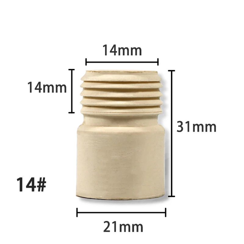 14# 19# 24# 20pcs 50pcs anti mouth rubber stopper Reverse thread cap rubber thread flap stopper screw sealing plug