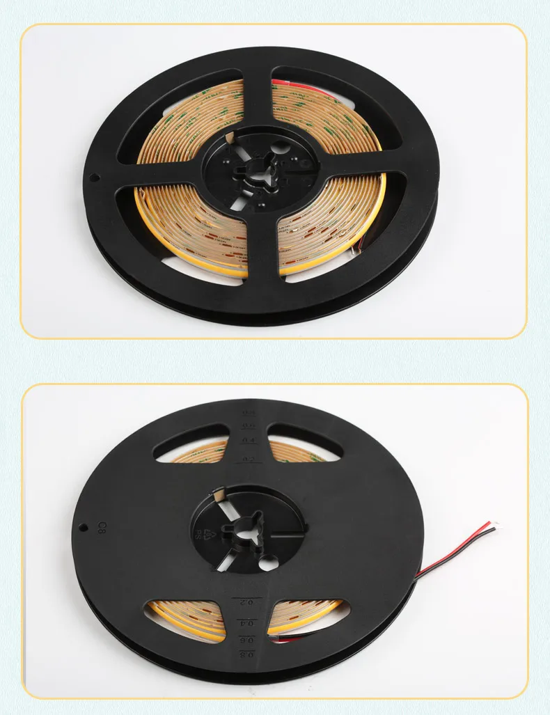 DC12V COB-LED-Streifenleuchte 480 LEDs CE RoHS flexibles Licht COB-LED-Streifenleuchte für Küchenschränke – Detail 7