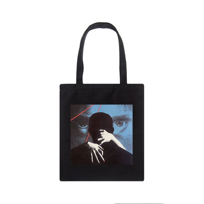 Horror women canvas bag punk Vintage dark large capacity ins Cartoon casual Gothic shopper bag y2k Ulzzang women shoulder bags