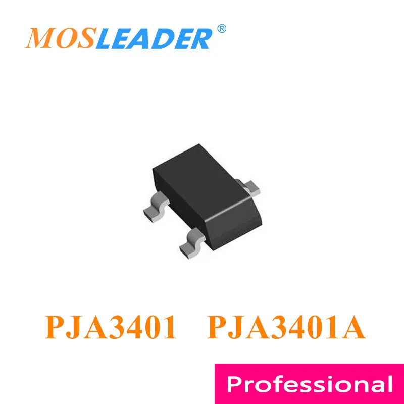 

Mosleader PJA3401 PJA3401A SOT23 3000 шт., PJA3401_R1_00001 PJA3401A_R1_00001 P-Channel 20V 30V, китайское высокое качество