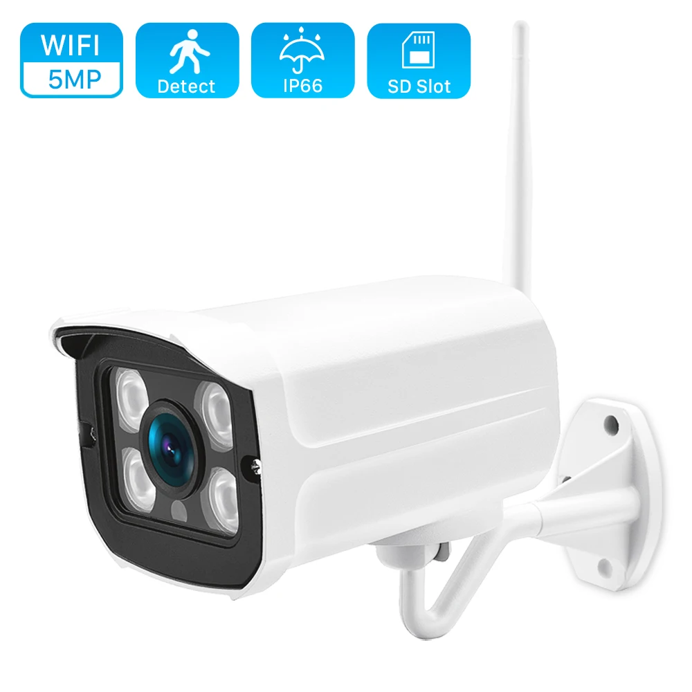 

5MP 1080P IP Camera Wifi HD Outdoor Infrared Night Vision Security Camera 2MP Audio Recording Wireless Video Surveillance Camera