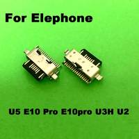 1-10Pcs USB Charger Charging Dock Port Connector For Elephone U5 E10 Pro E10pro U3H U2 Type C Socket Contact Jack Plug