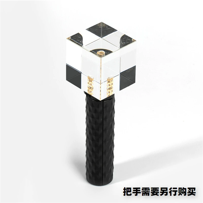 التصوير الفوتوغرافي بريزم كريستال مكعب الزجاج 50*50*50 مللي متر عدسة الكاميرا تأثير تصفية المنشور الزجاج التصوير الملحقات