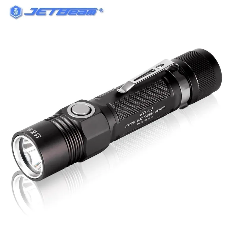 

JETBEAM KO-02 V2.0 2000LM Powerful Tactical LED Flashlight LED Torch Light Outdoor Camping Powerful Led Flashlight