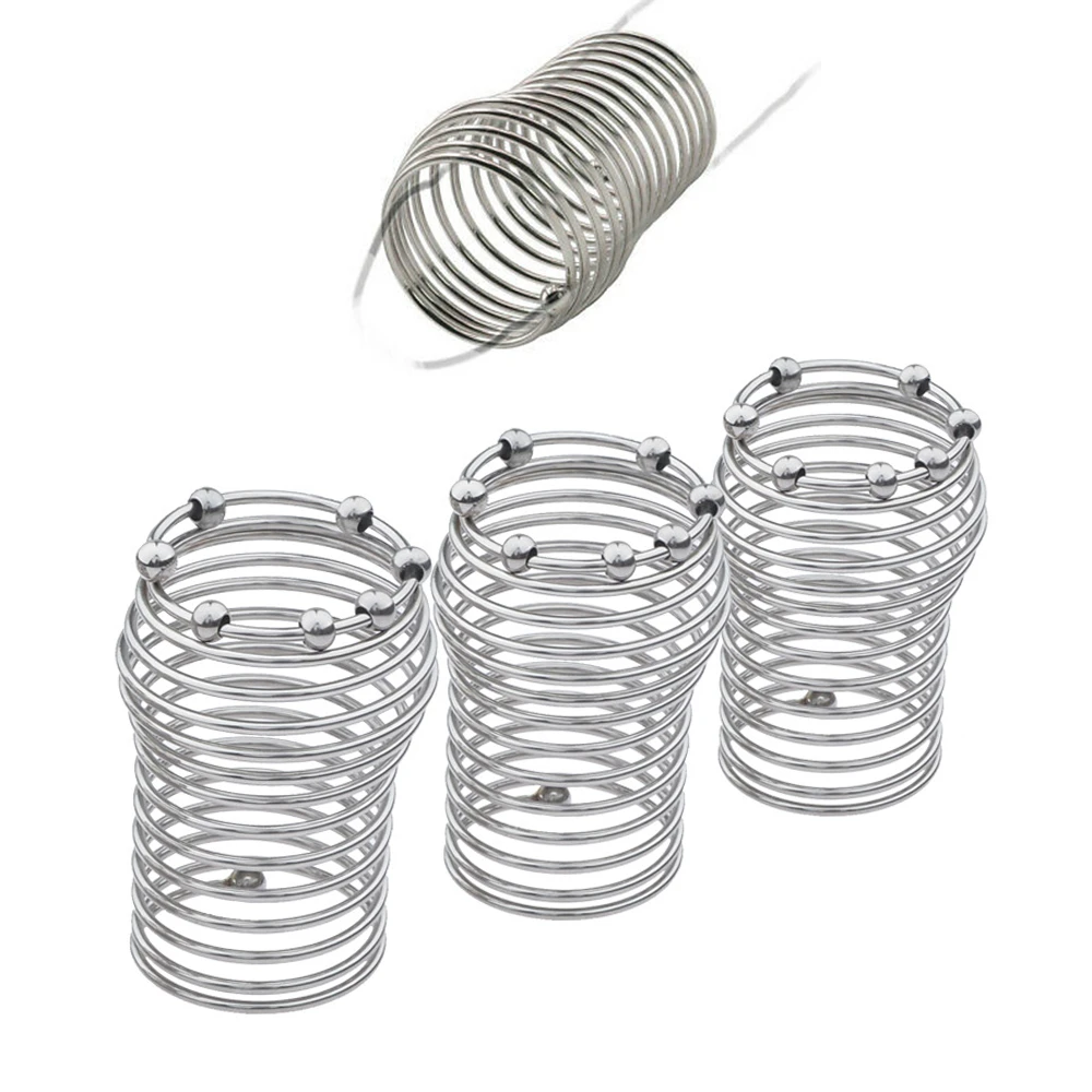 

Stainless Steel Hollow Thread Sleeve Male Chastity Device Cage Lock Penis Rings Delayed Ejaculation Metal Cock Glans Ring Cover