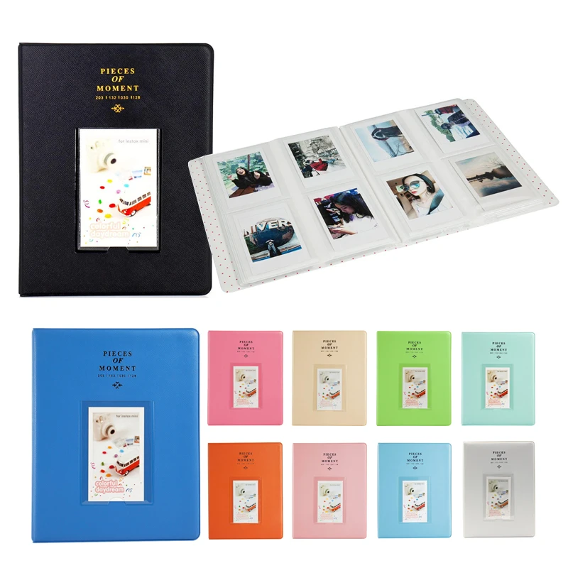 128 Pockets 3-Inch Photo Book Album for Fujifilm Instax Mini 11 9 8 8+ 7s 7c 70 25 50s 90 SP-1 SP-2 Liplay Instant Film Photos