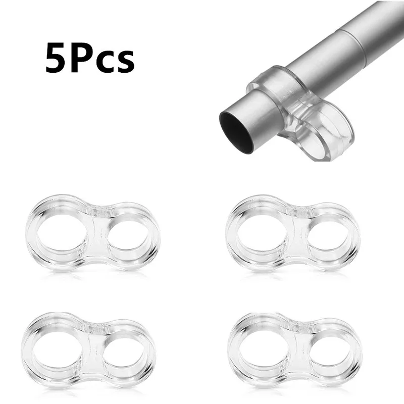 5Pcs New Door Handle Bumpers Buffer Guard Stoppers Transparent Wall Protectors Silencer Crash Pad Door Stopper Kitchen Bedroom