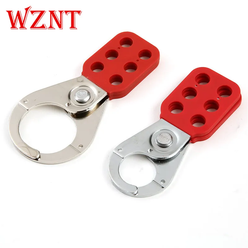 Multi Typ 6 Löcher Nylon Stahl Aluminium Sicherheit Lockout Haspe Tagout Loto Energie Isolation Lock