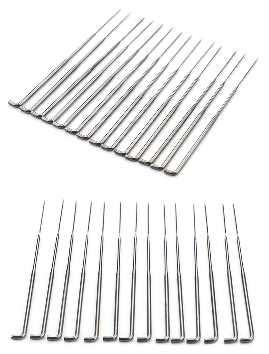 QJH 100 Stück Nadel Filzen Nadeln 79mm 86mm 90mm Filzen Nadeln DIY Wolle PIN Filzen Werkzeuge Kit handwerk DIY – Detail 1
