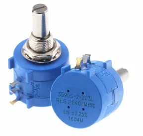 Potenciômetro de precisão ajustável, 1 peça 3590 3590s 1k 2k 5k 10k 20k 50k 100k ohm resistor ajustável-2-3590 102 103 502 103 203
