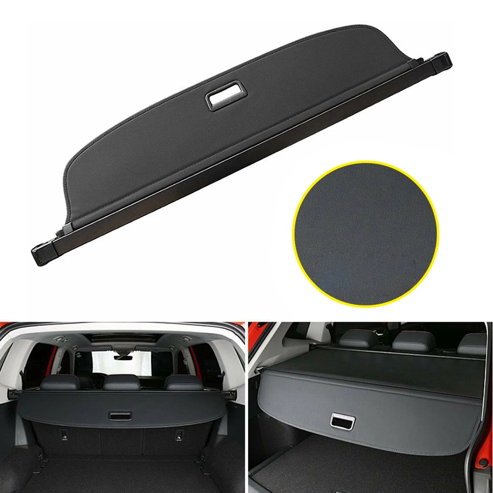 For VW Volkswagen Tiguan 2018 2019 2020 Car Rear Tail Trunk Cargo Cover Security Shield Shade Cover Black