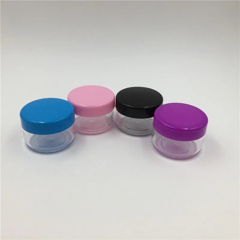 

100+2PCS 15ml 15g clear round plastic cosmetic jars, empty cosmetic cream jar 15g, sample plastic jars for cosmetics Container