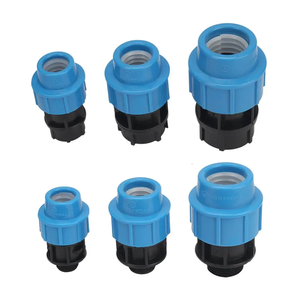 5 Pcs Out Diameter 20/25/32mm Pipe Interface to 1/2\