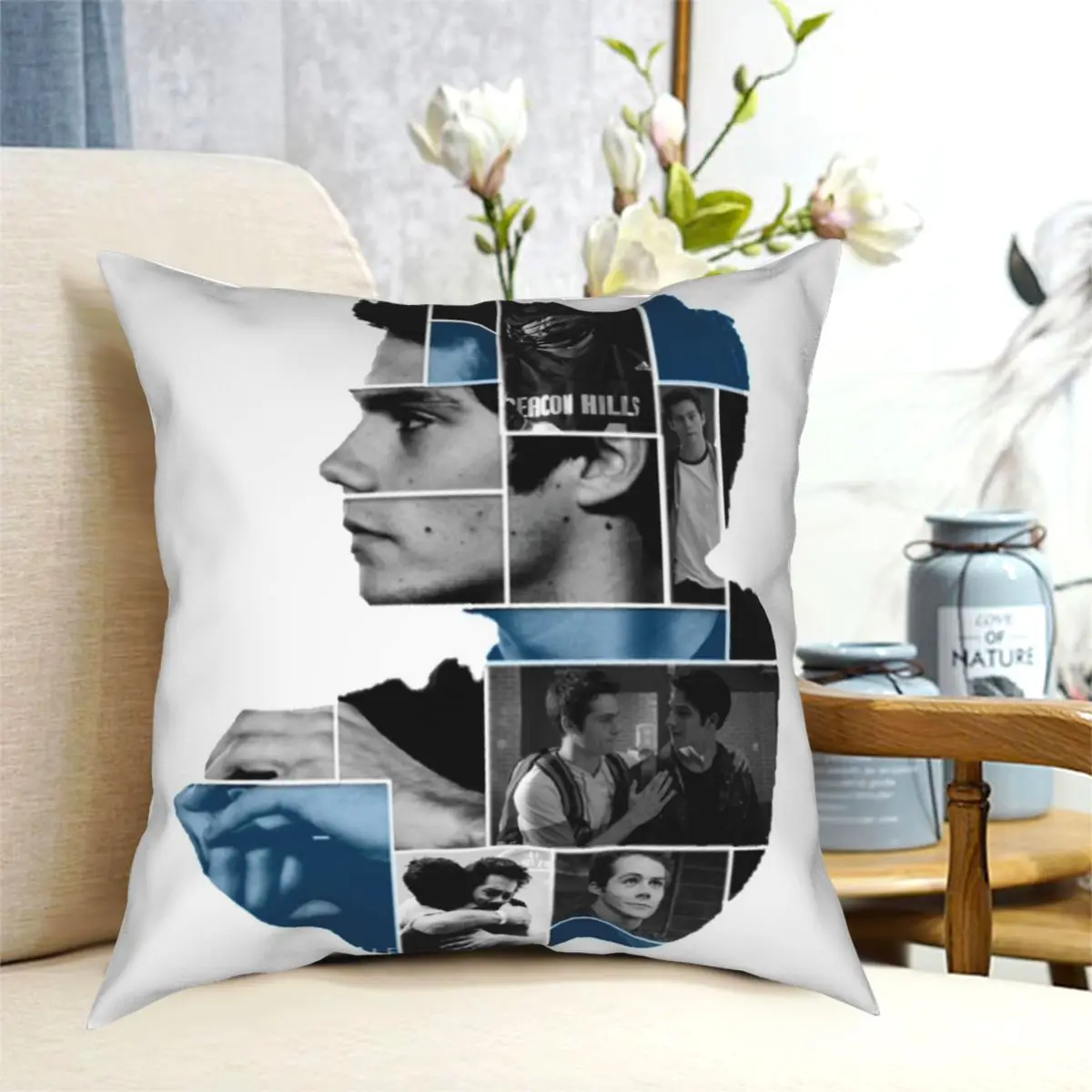 Dylan O Brien Pillowcase Polyester Pattern Zip Decorative Pillow Case for Bed Cushion Case Wholesale 18