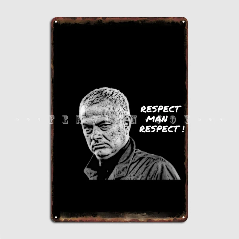 Jose Mourinho Poster Metal Plaque Club Home Pub Garage Designing Painting Décor Tin Sign Poster