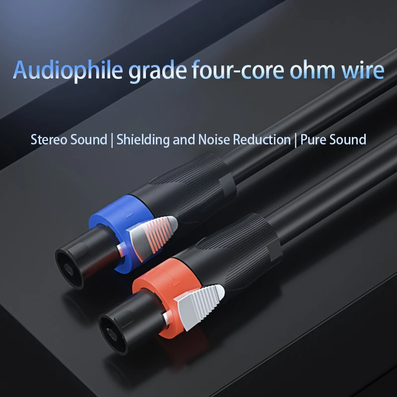 Audiophile Power Amplifier Audio Cable Canon Connector Cable Professional Ohm Plug Outdoor Speaker Cable