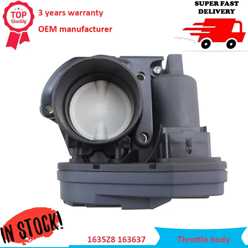 0280750164 52mm New Throttle Body Assy 96618090800 For Citroen C2 C3 C4 Berlingo Xsara Picasso Peugeot 207 307 308Partner 1635Z8