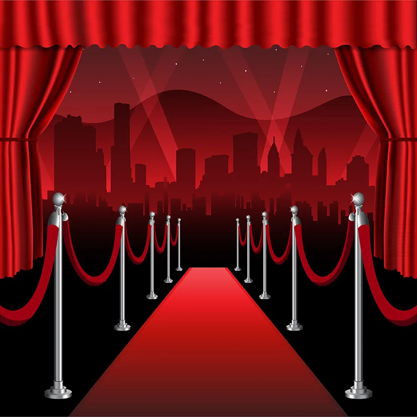 Celebration event red carpet Photography background fabric Movie star Photo backdrops for Photography Studio funds props lv-1109