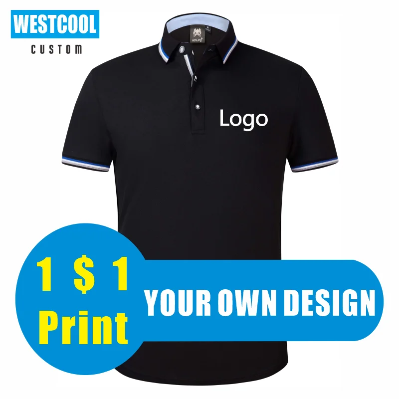 3 Colors Mulberry Silk Polo Shirt Custom Logo High-Quality Fashion Embroideried Polo Shirt Printed Brand Text Picture WESTCOOL