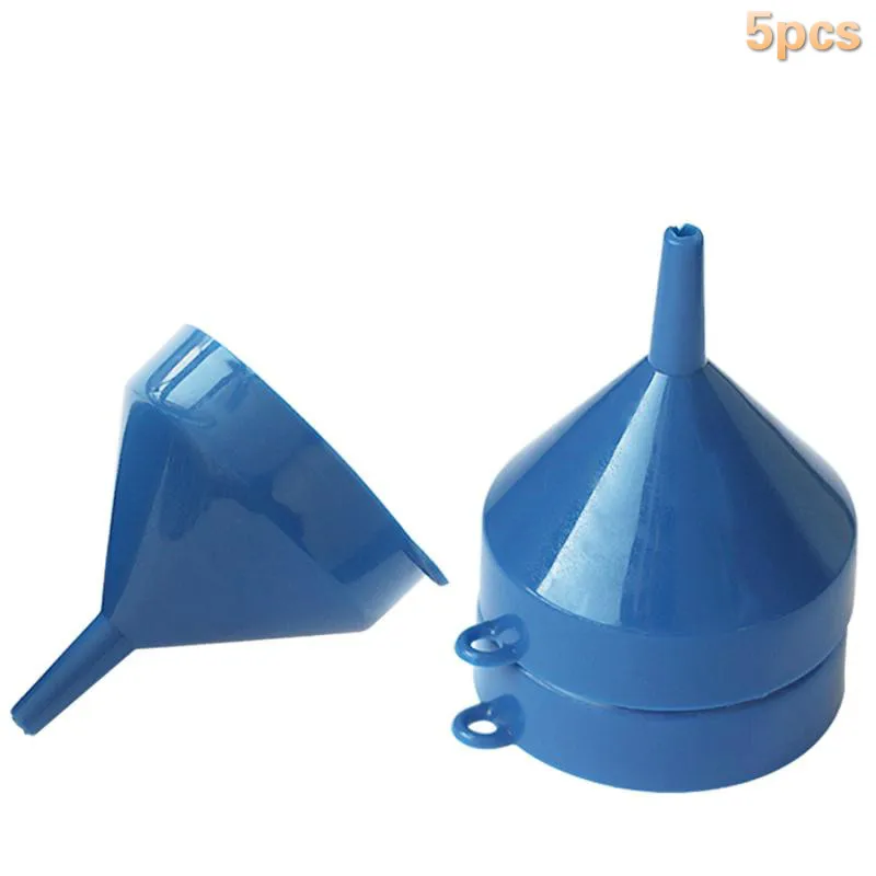 5PCS Plastic Telescopic Funnel For Kitchen Tools Grade Jam Spice Large Canned Funnel